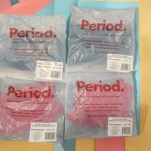Period. Absorbent Period Underwear Bikini Sporty Stretch, Heavy Flow Teen Medium
